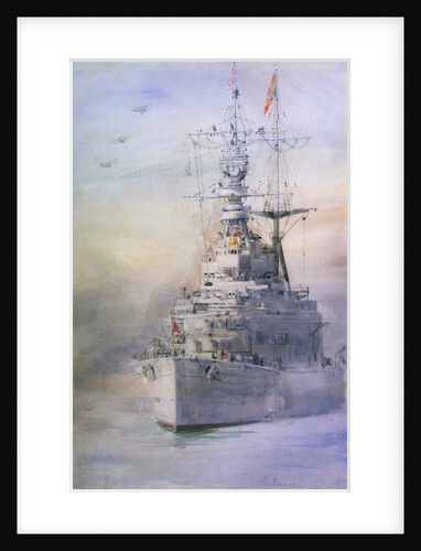 HMS 'Renown' by William Lionel Wyllie