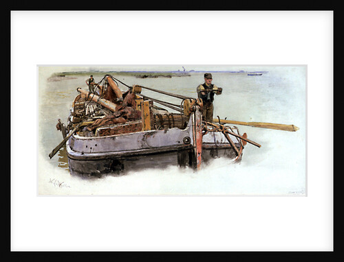 Study for 'Heave Away' by William Lionel Wyllie