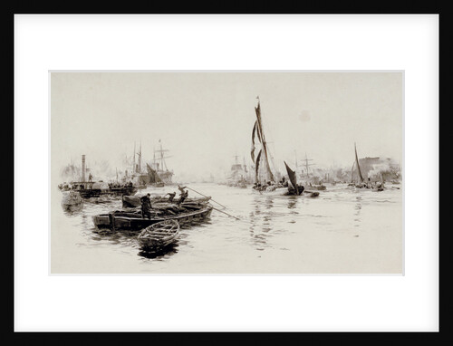 London river by William Lionel Wyllie