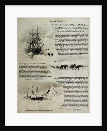 Terra Nova' in the ice with men and supplies by William Lionel Wyllie
