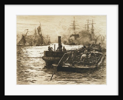 Toil, Glitter, Grime and wealth on a Flowing Tide by William Lionel Wyllie