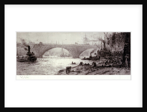 London Bridge, circa 1925 by William Lionel Wyllie