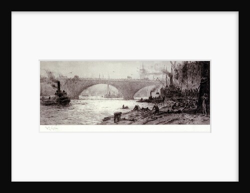 London Bridge, circa 1925 by William Lionel Wyllie