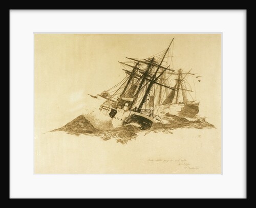 The escape of HMS 'Calliope' by William Lionel Wyllie