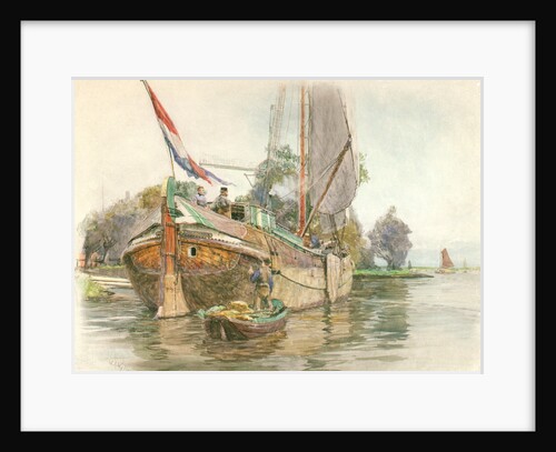 The Dutch Tjalk Cornelis by William Lionel Wyllie