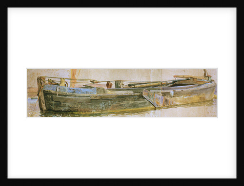 Thames barge by William Lionel Wyllie