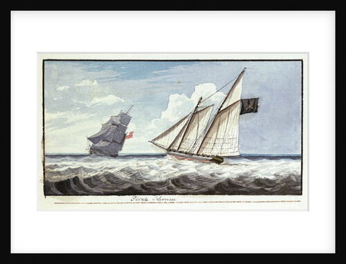 Pirate schooner by Edward Bamfylde Eagles
