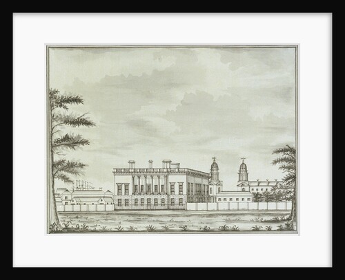 View of the Queen's House, Greenwich, from Greenwich Park by John Charnock