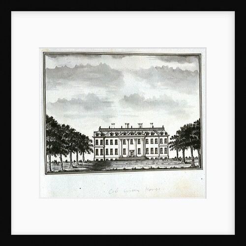 View of Cole Green House, from the east front by John Charnock