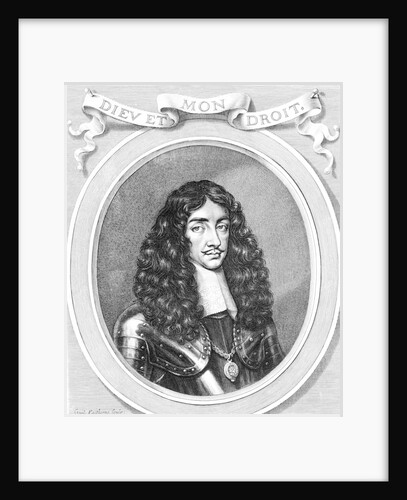 Charles II (1630-1685) by William Faithorne