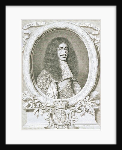 Charles II (1630-1685) by David Loggan