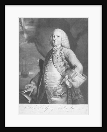 The Right Honble George Lord Anson by Joshua Reynolds
