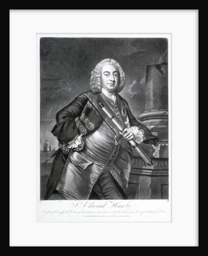 Edward, Lord Hawke (1705-1781) by Johan Faber