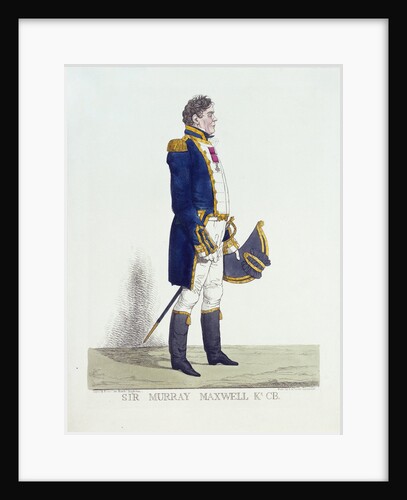 Sir Murray Maxwell Kt CB by Robert Dighton