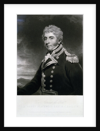 Vice Admiral the Honble Sir Henry Blackwood, Bart K.C.B. & G.C.H by John Hoppner