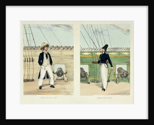 Things as they were. 1783   and Things as they are. 1823 by Charles Joseph Hullmandel