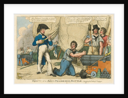 Equity or a sailor's prayer before Battle by Thomas Tegg