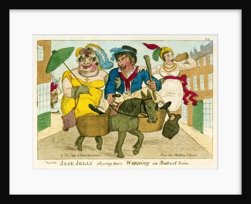 Jack Jolly steering down Wapping in Ballast trim by Thomas Tegg