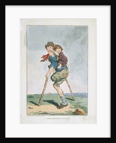 A distressed sailor by S.W. Fores