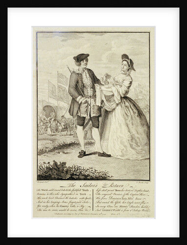 'The Sailor's Return' (caricature) by Louis Pierre Boitard