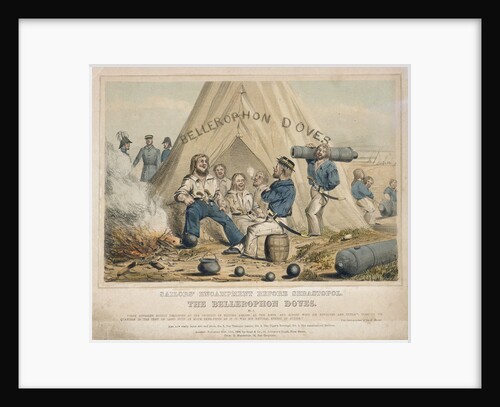 Sailors' encampment before Sebastopol The Bellerophon Doves by Read & Co