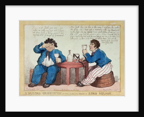 A sailor's observation on the lamented death of Lord Nelson by George M. Woodward
