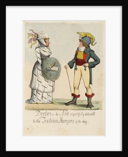 Dresses a la Nile respectfully dedicated to the Fashion Mongers of the day by British School