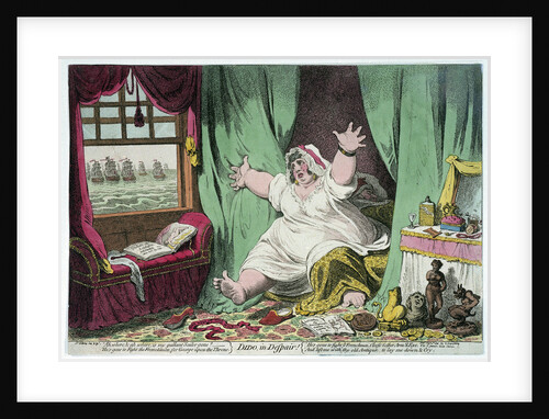 Dido in despair by James Gillray