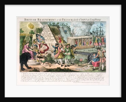 British Resentment of the French fairly Coopt at Louisbourg by Louis Pierre Boitard