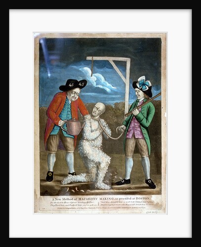 A New Method of Macarony Making, as practised at Boston by unknown