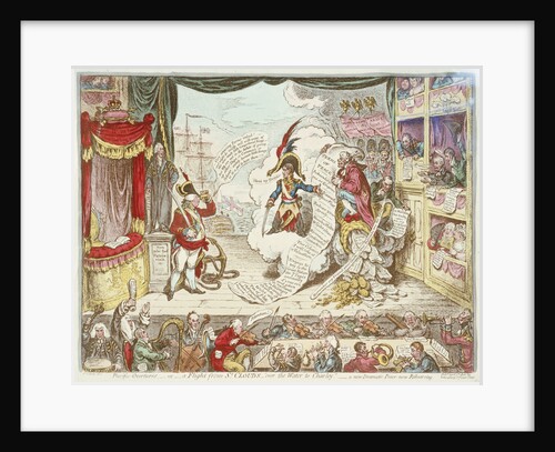 Pacific Overtures - or - a Flight from St Cloud's - over the Water to Charley - a new Dramatic Peace now Rehearsing by James Gillray