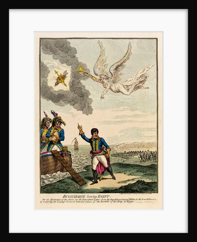 Buonaparte leaving Egypt by James Gillray