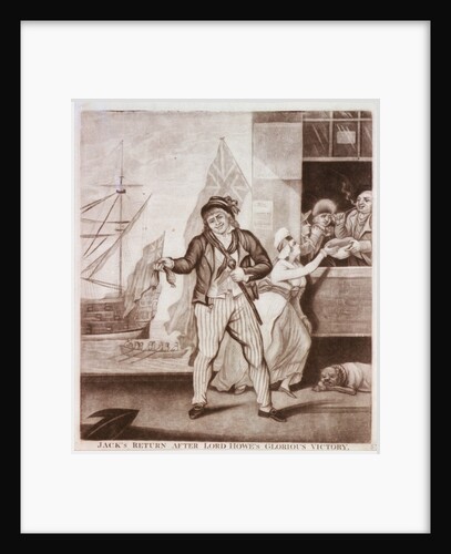 Jack's return after Lord Howe's glorious victory by unknown