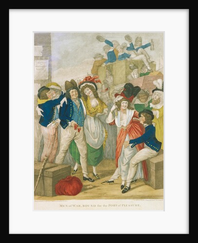 Man-of-war, bound for the port of pleasure by unknown