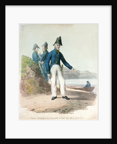 Purser, secretary to the commander in chief and master of the fleet by Unknown