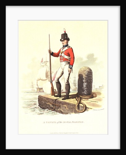 A private of the Royal Marines by C.H.S.
