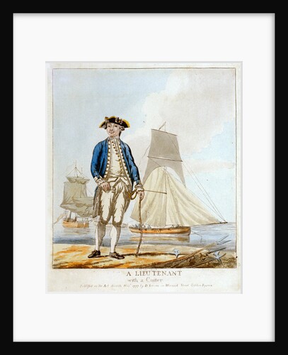 A lieutenant with a cutter by D. Serres