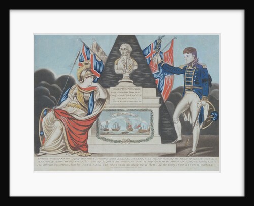 'Britannia Weeping for the Loss of Her Much Lamented Hero Admiral Nelson by P. Patriarcha