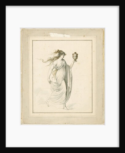 Emma Hart as the goddess of health by Richard Cosway