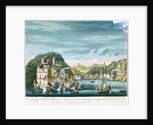 The taking of Porto Bello by Vice Admiral Vernon on the 22d of Nov. 1739 with Six Men of War only by Peter Monamy