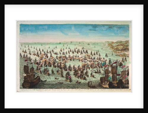 Byng's action off Minorca, 20 May 1756 by unknown