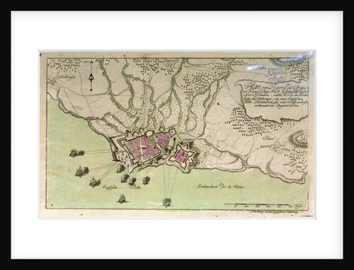 Plan of Le Havre, France by unknown