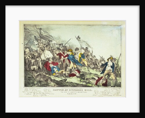 Battle at Bunker's Hill, 17 June 1775 by T.W. Strong