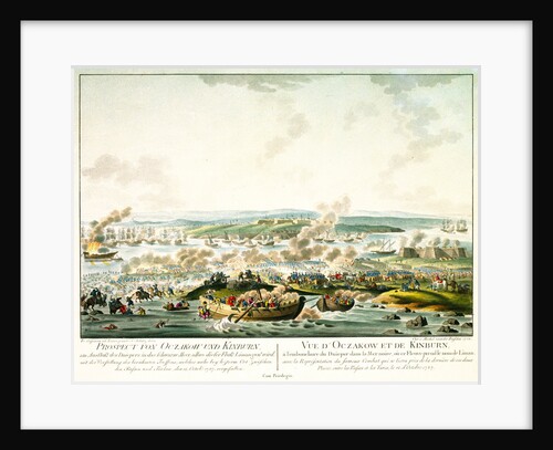 View of Oczakow and the river Dnieper, Black Sea by Fr. Casanova