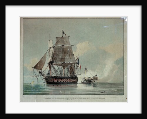 Action between HMS 'Leander' oand the French 'Le Genereux' 18 August 1798 by C.H. Seaforth