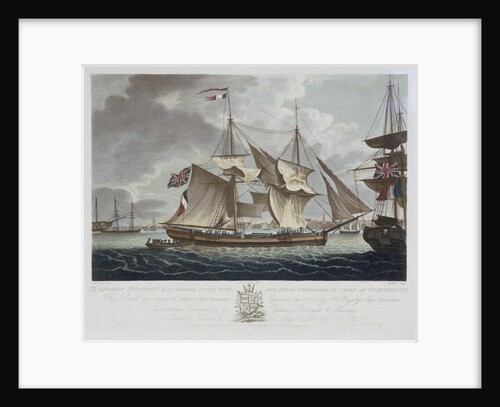 French gun vessels captured on 31 January 1804 by HMS 'Tribune' and 'Hydra' by Joseph Constantine Stadler