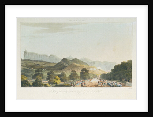 Isle of France No. 3. Part of the British Army, forming before Port Louis by R. Temple