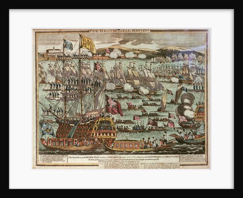 'The Grand Naval Review. This Grand Review of the British Navy took place at Portsmouth on June 24th and 25th 1814 in the presence of the Prince Regent and his Royal Visitors by unknown