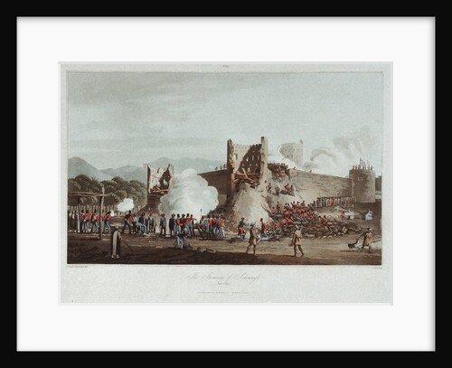No. 16 'The storming of Schinaass, 3 January 1810' by R. Temple