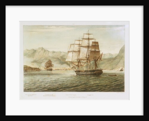 Glasgow and Cambrian at the Battle of Navarino, 20 October 1827 by George Philip Reineagle